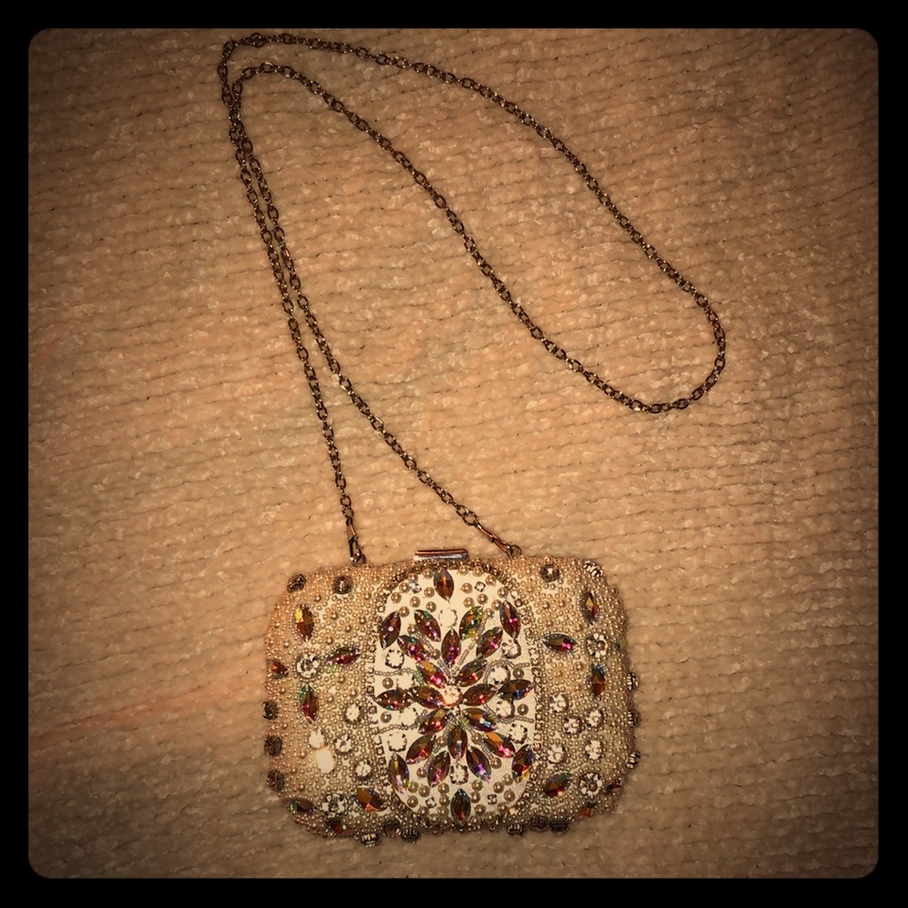 Embroidered clutch/purse